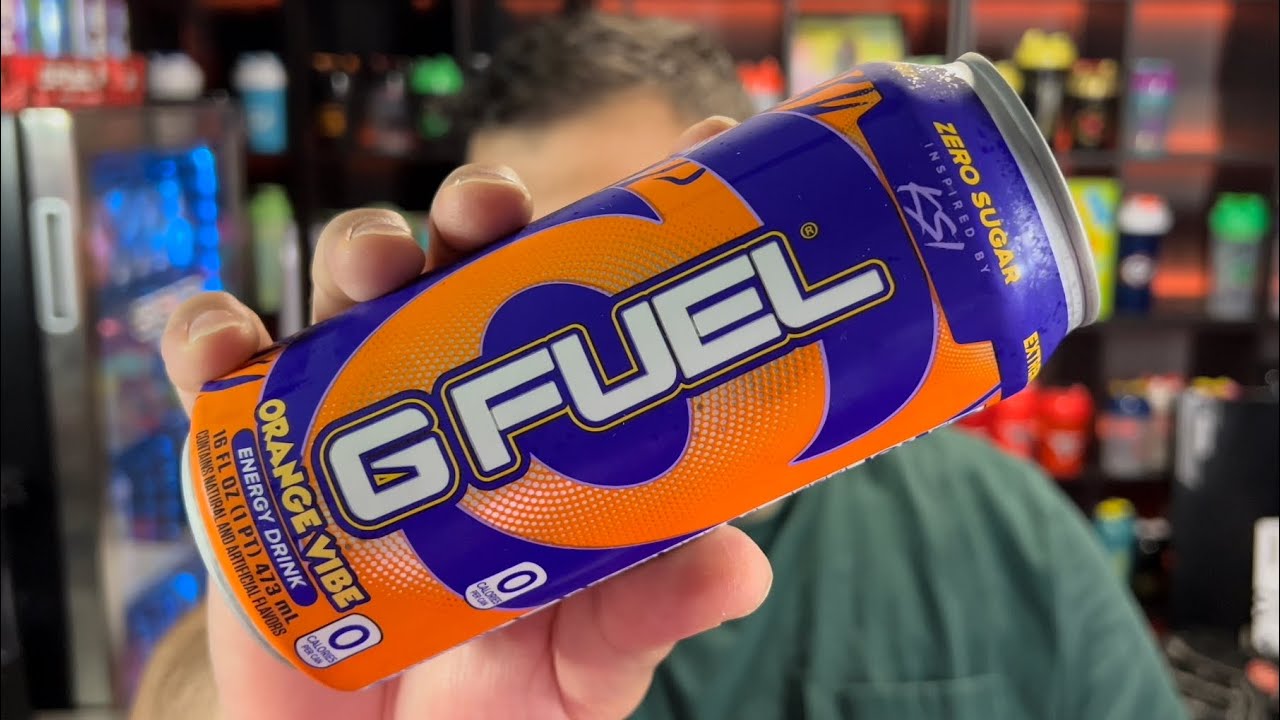 G FUEL KSI Orange Vibe Can Review And Taste Test!