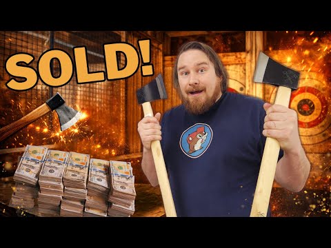 I Bought A Closed Axe Throwing Business! (huge Haul!)
