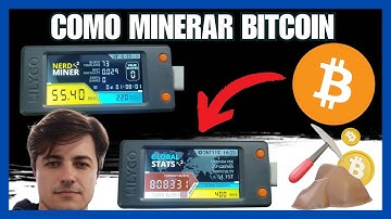 Como minerar BITCOIN com o seu NERD MINER