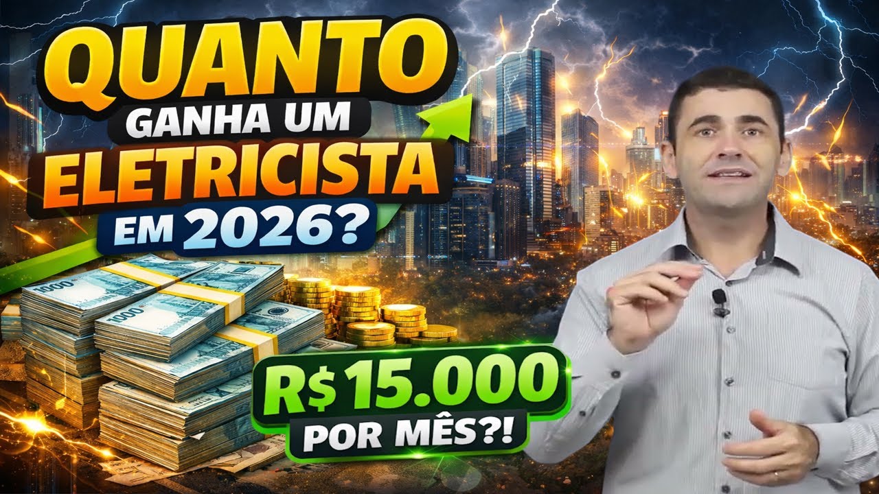 Quanto GANHA um ELETRICISTA em 2026 - YouTube
