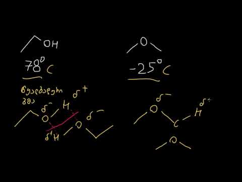 ეთერების და ქრაუნ-ეთერების მახასიათებლები