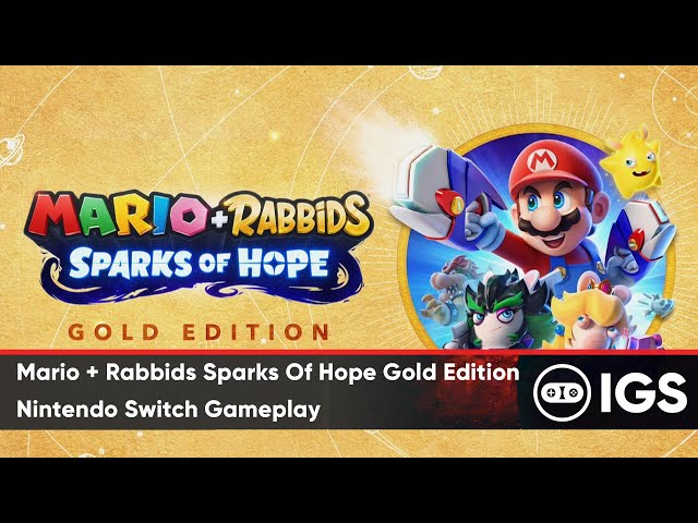 YouTube Gameplay Edition Switch Nintendo - Gold Hope Rabbids Sparks | + Mario Of