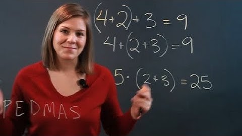 What Does an Addition Problem in Parenthesis Mean? : Fractions & Percentages