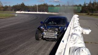 Hyundai Genesis Drift Car Crash at Topp Drift