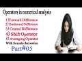 Operators in numerical analysis | Proofs in numerical analysis