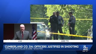 Cumberland County DA says officer-involved shooting in Upper Allen Township was justified