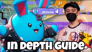 How to play Azumarill like a World Champion! | Pokemon Unite