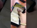 Lychee pattern PU leather necklace pendant box