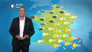 Prévisions météorologiques pour le jeudi 3 septembre 2026