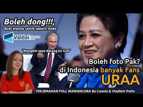 INI REAKSI PUTIN! SAAT BU CONNIE BAKRIE BILANG “BANYAK FANS NYA DI INDONESIA” URAA