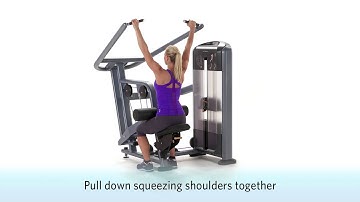 Precor - Discovery Series Selectorized Line DSL304 Lat Pulldown Instructional Video