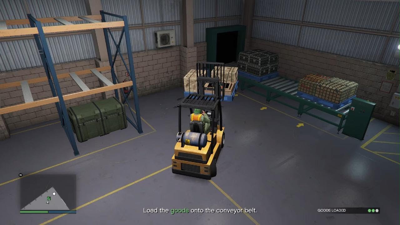 New FORKLIFT Operator Mission - GTA Online - 1st Time Playthrough