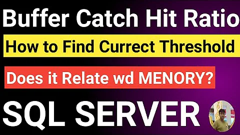 SQL Server Buffer catch Hit Ratio || What is The Default Settings Of Buffer Catch Hit Ratio |