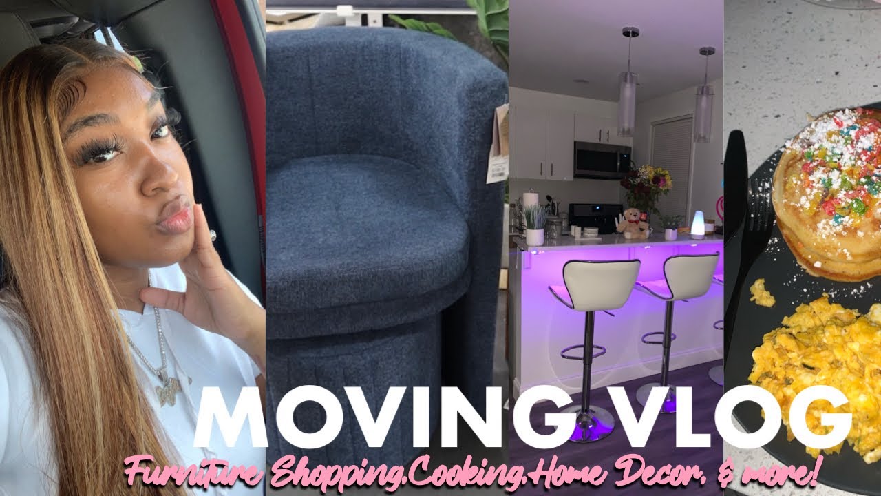 SPEND THE WEEK WITH ME IN MY NEW PLACE! |Furniture shopping, Home decor, cooking, & etc!| EPI 4