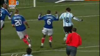 France vs Argentina  0-2 Friendly: Goals [ Gutiérrez & L.Messi ] + Highlights 11/2/2009 ( HQ )