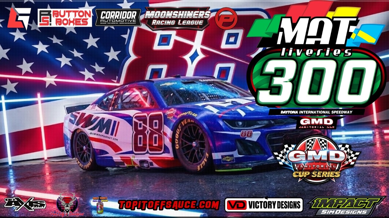 🔴 2026 Season Premiere! MAT Liveries 300 at Daytona | Moonshiners Racing League | iRacing