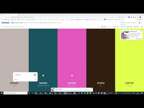 #656 Creating a colour palette with Coolors