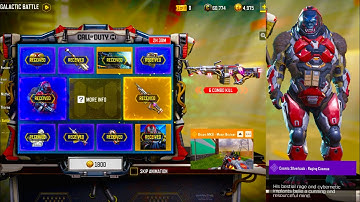 Buying the New Legendary Bruen MK9 - Moon Bruiser by Opening the GALACTIC BATTLE Lucky Draw in CODM🦍
