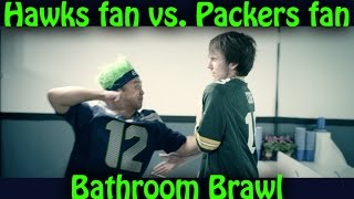 MUST SEE: Seahawks fan beats up Packers fan in fist fight (Rivals-Episode 1 HD)