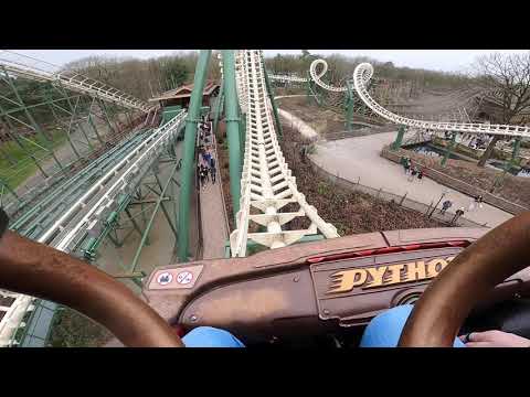 Python - Onride POV Front Row (Efteling)