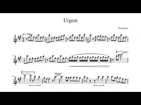 urgent-tenor-sax-solo-transcription---foreigner