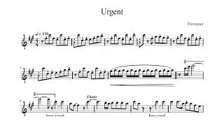 Video thumbnail of "Urgent Tenor Sax Solo Transcription - Foreigner"