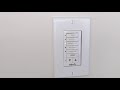 Somfy 5 channel wall mounted RTS switch.