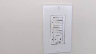 Somfy 5 channel wall mounted RTS switch.