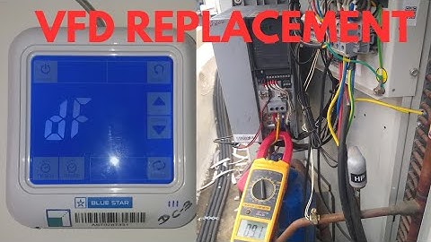 DF error in AC bluestar ductable | DF error kaise theek karre | Hvacsupporttechie | Danfoss | VFD.