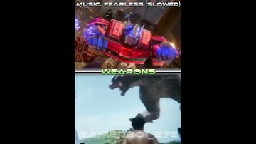 Open Collab | 900 Subscriber Special Optimus vs Godzilla | #movieclip #edit #transformers #godzilla