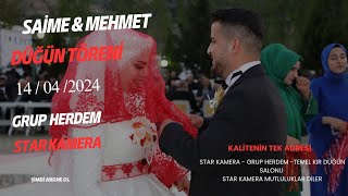 Saime Mehmet Düğün Töreni Grup Herdem Besni 14 04 2024