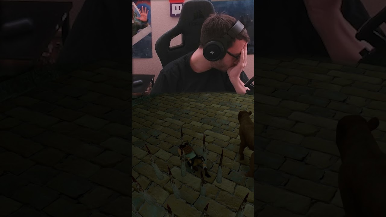 THAT IS SPIKES|  Tomb Raider Remastered | #shorts #tombraider