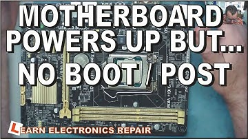 Desktop Motherboard Starts / Powers on but does not boot / POST No boot No beeps/bleeps  LER #178