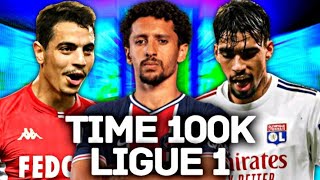 MELHOR TIME DE ATÉ 100K DA LIGUE 1 (LIGA FRANCESA) | FIFA 21 ULTIMATE TEAM