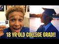 GENIUS! Bachelor&#39;s Degree at 18! *Started College at 12*