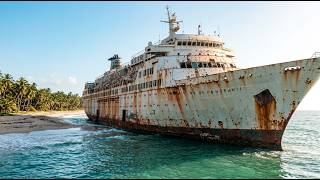 100 Year Old Abandoned Cruise Ship Transformed Into a Luxury Ocean Mansion 🚢🌊🏡