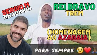 React ║ REI BRAVO - TREM (homenagem ao Azagaia) @reibravo