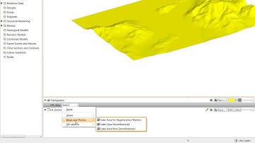 Draping 2D Data (GIS Data, Maps and Photos) onto Surfaces