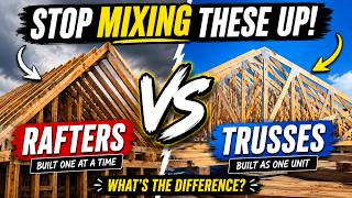Trusses vs Rafters — What’s Actually the Difference?