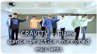 CRAVITY - Flame dance practice mirrored (mais lento 0.5)