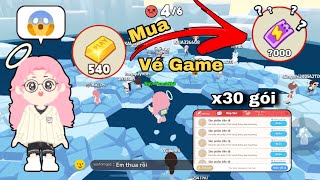 [Play Together] NgọcThanh2k3 NẠP 30 GÓI THỎI VÀNG MUA VÉ GAME CÀY HUY HIỆU VM PHA LÊ GAME PASS 😱