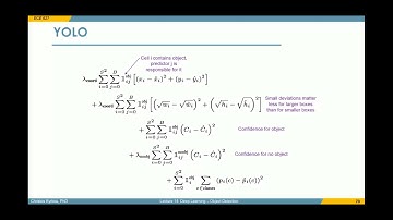 Lecture 14: Deep Learning - Object Detection (Part 2)