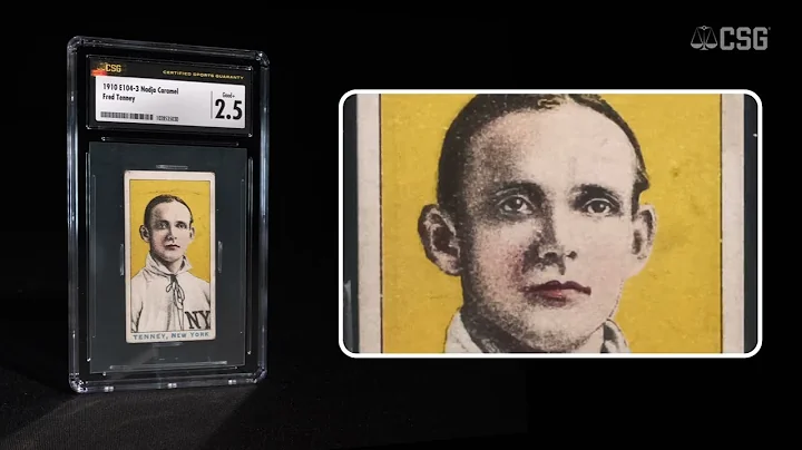 How RARE is this 1910 Fred Tenney Caramel Card?