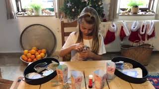 DIY The Nutcracker Party kit candy box and ornaments how to assemble it step by step