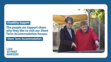 The people we support share what they enjoy about our Short Term Accommodation