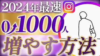 【2024年】最速で1000フォロワー増やす方法