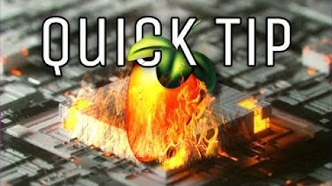 Saving CPU in FL Studio [ QUICK TIP ]