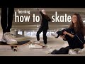 Learning How to Skateboard (again lol) Learn to Skate With Me! {Beginner Skater Progression Vlog}