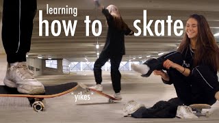 Learning How to Skateboard (again lol) Learn to Skate With Me! {Beginner Skater Progression Vlog}