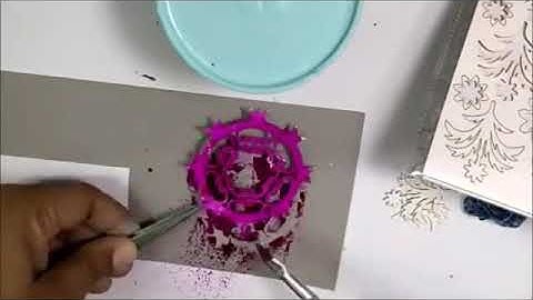 DIY video tutorial on an altered box |   expressions craft immix  Chalk paints